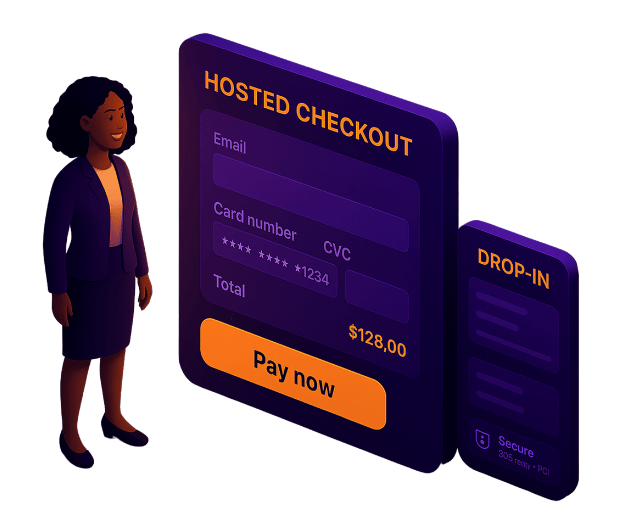 Hosted Checkout illustration
